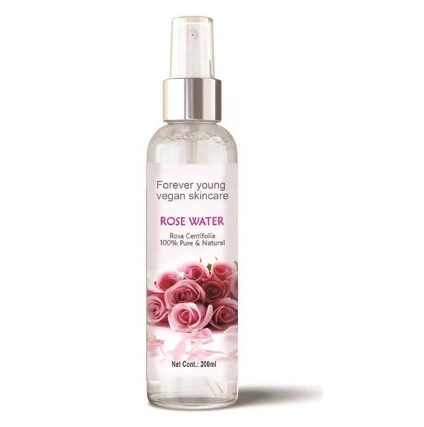 Rose Water(natural toner) - Forever young vegan skincare