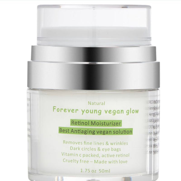 Forever Young Vegan CBD and Retinol Moisturizer - Forever young vegan skincare